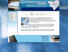 Tablet Screenshot of copiasrosillo.com